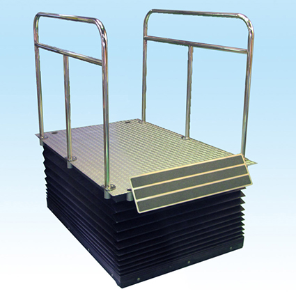 段差解消機「もちあげくん」ＢＣＳ　脱輪防止フラップ付き