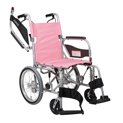 ピンク 美品　介助用車椅子　カワムラ 用具詳細