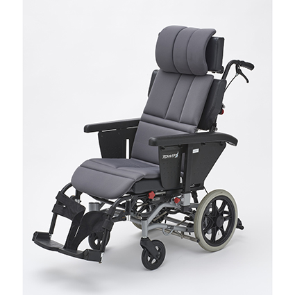 ラクレスト　介助ブレーキ付アップグレードモデル　まる洗いクッションシートタイプ