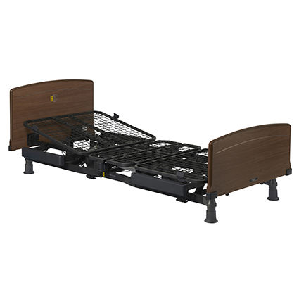 レイスト　3モーター／固定脚（ラウンドボード・ミディアムブラウン）角度計付