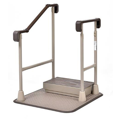 矢崎化工 上がりかまち用手すり あがりかまち用たちあっぷステップ台付