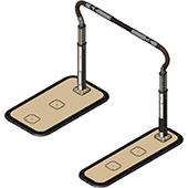 meronページ スムーディ ステップタイプ 伸縮片手すり｜BASE