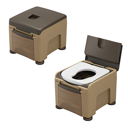 ポータブルトイレラフィーネ　介護用品 楽天市場】【8/1限定P5倍】ポータブルトイレ ラップポン 介護用