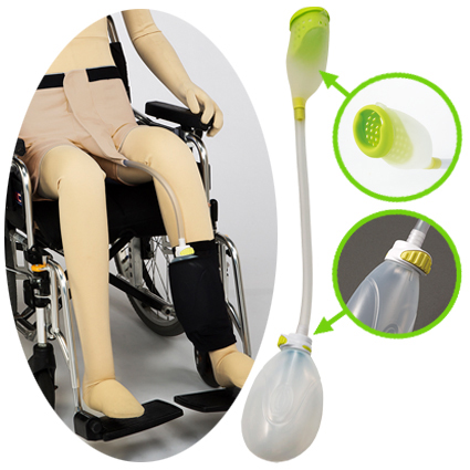 男性用装着式集尿器「車いすユリナー」　AS−KUR010