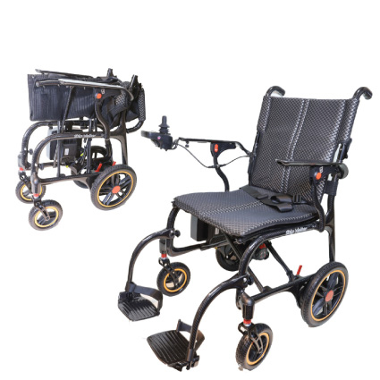 SKIP　WALKER　CB　（スキップウォーカー　CB）フルカーボン電動折り畳み車いす