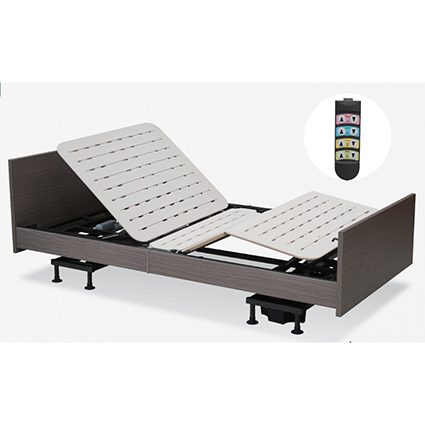 home　Familia　在宅介護用ベッド　4モーター／木調ボード