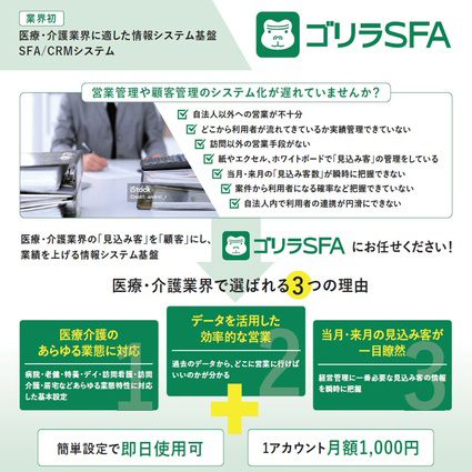 ゴリラSFA